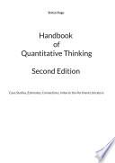 Handbook of Quantitative Thinking. Second Edition