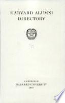Harvard Alumni Directory