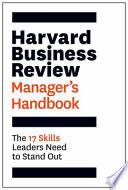 Harvard Business Review Manager's Handbook