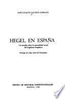 Hegel en España