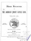 Herd Register of the American Jersey Cattle Club