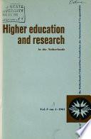 Higher Education and Research in the Netherlands