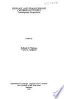 Hispanic and Francophone Caribbean Studies