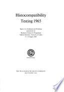 Histocompatibility Testing 1965