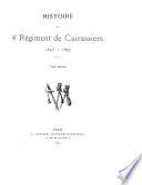 Histoire du 4e Régiment de Cuirassiers