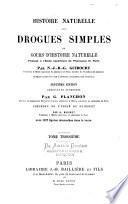 Histoire naturelle des drogues simples