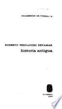 Historia antigua