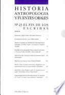 Historia Antropologia Y Fuentes Orales