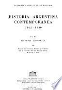 Historia argentina contemporánea, 1862-1930