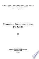 Historia constitucional de Cuba