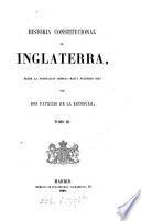 Historia constitucional de Inglaterra, desde la dominacion romana. Tom. 1 3, cuaderno 17