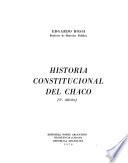 Historia constitucional del Chaco