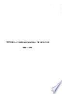 Historia contemporánea de Bolivia, 1930-1976