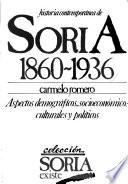 Historia contemporánea de Soria, 1860-1936