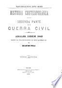 Historia contemporánea