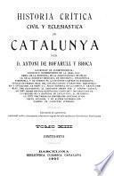 Historia crítica, civil y esglesiàstica de Catalunya: Comtes-reys
