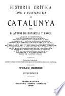 Historia crítica, civil y esglesiàstica de Catalunya: Reys d'Espanya