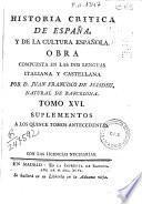 Historia critica de España y de la cultura española, 16