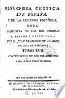 Historia critica de España y de la cultura española, 18