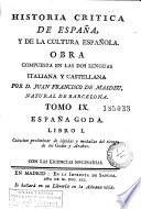 Historia critica de España y de la cultura española