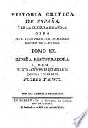 Historia critica de España, y de la cultura Española