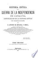 Historia crítica de la Guerra de la Independencia en Cataluña