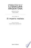 Historia crítica de la literatura argentina