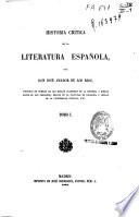 Historia crítica de la Literatura Española