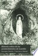 Historia crítica de los acontecimientos de Lourdes