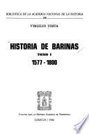 Historia de Barinas: 1577-1800