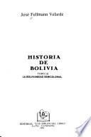 Historia de Bolivia