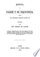Historia de Cádiz y su provincia