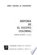 Historia de El Tocuyo colonial