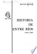 Historia de Entre Ríos, 1520-1969