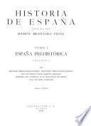Historia de España: v. 1. Hernández-Pacheco, E. España prehistorica