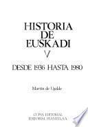 Historia de Euskadi