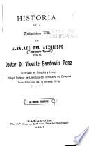 Historia de la antiquísima villa de Albalate del Arzobispo