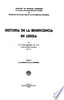Historia de la beneficencia en Lérida