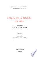 Historia de la botánica en Cuba