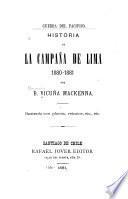 Historia de la campaña de Lima, 1880-1881