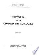 Historia de la Ciudad de Córdoba