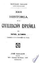 Historia de la civilización española