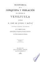Historia de la conquista y población de la provincia de Venezuela