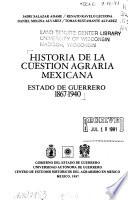 Historia de la cuestión agraria mexicana
