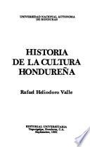 Historia de la cultura hondureña