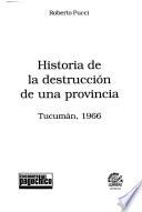 Historia de la destrucción de una provincia