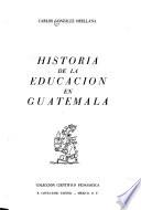 Historia de la educación en Guatemala