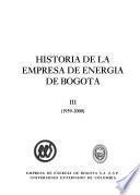 Historia de la Empresa de Energía de Bogotá: 1959-2000