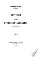 Historia de la evolución argentina