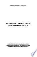 Historia de la Facultad de Agronomía de la UCV